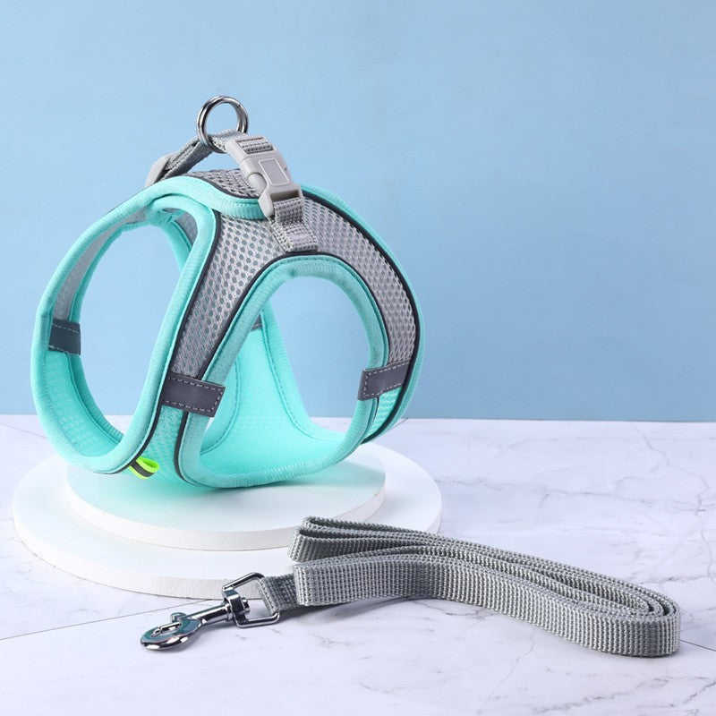 Colourful Cat Vest Harness & Leash
