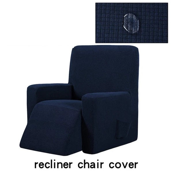 Waterproof Checkered Stretch Recliner Cover
