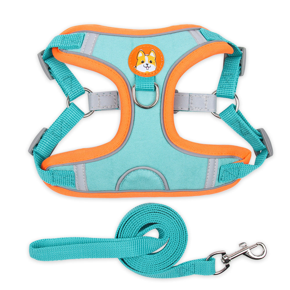 Reflective Soft-Mesh Harness for Dogs & Cats