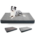XL Reversible Waterproof Orthopedic Dog Bed with Removable Washable Cover – Dark Gray