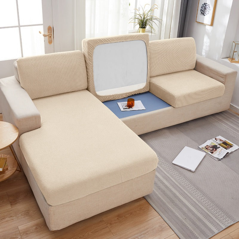 Washable Stretch Sofa Cushion Cover for Pet Households – 1 Piece