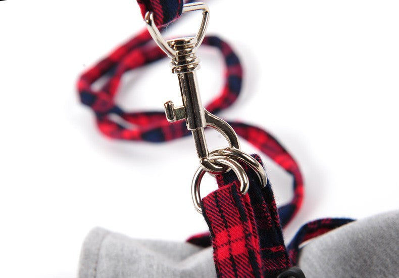 Red Mesh Cat Harness & Leash