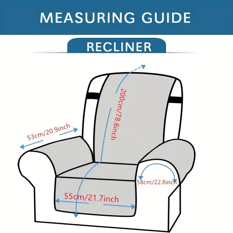 Washable Waterproof Pet Recliner Cover