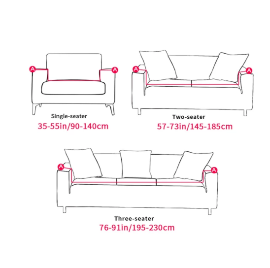 Black Washable Pet Sofa Protector – 1 to 4 Seats