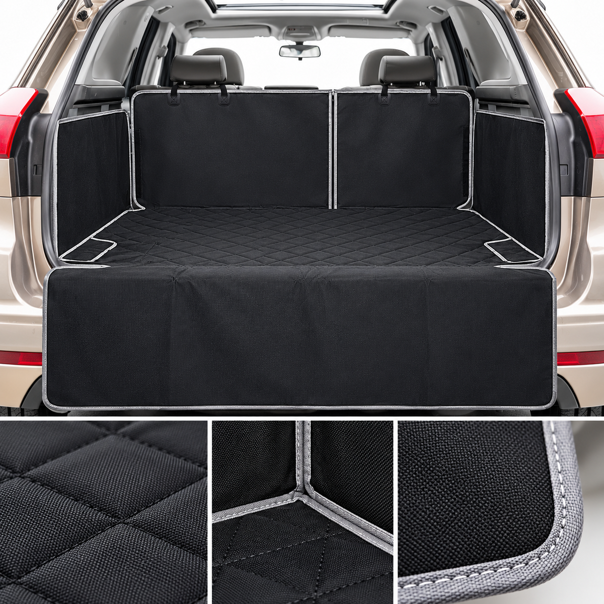 NOBLE DUCK SUV Cargo Liner with Bumper Flap – material and function detail