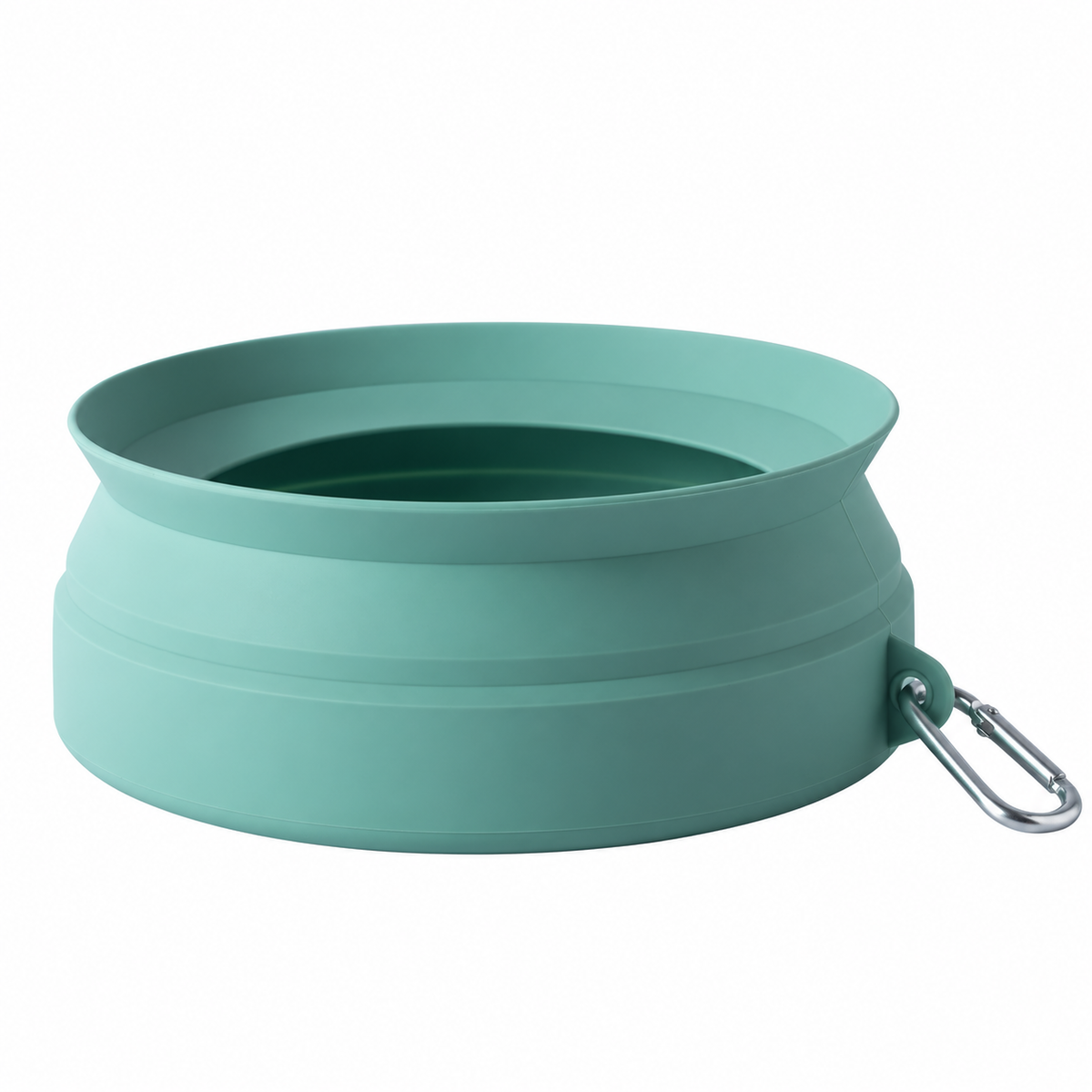 SLSON Collapsible Travel Water Bowl – Morandi Green – product view