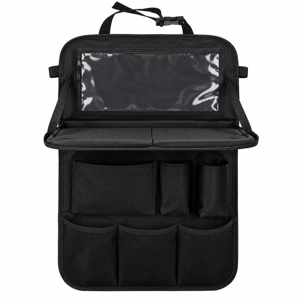 ENOCHT Fabric Backseat Organizer with Folding Tray – product view