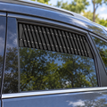 Expandable Car Window Vent Gate – Black, Large – in use