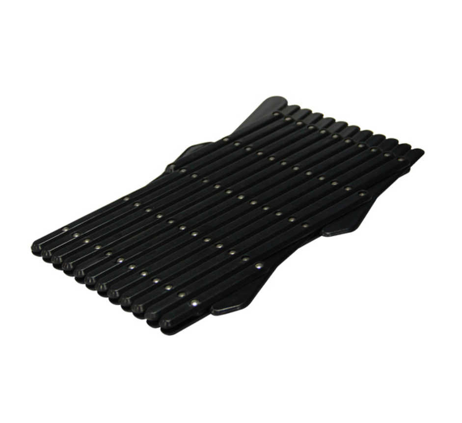 Expandable Car Window Vent Gate – Black, Large – product view