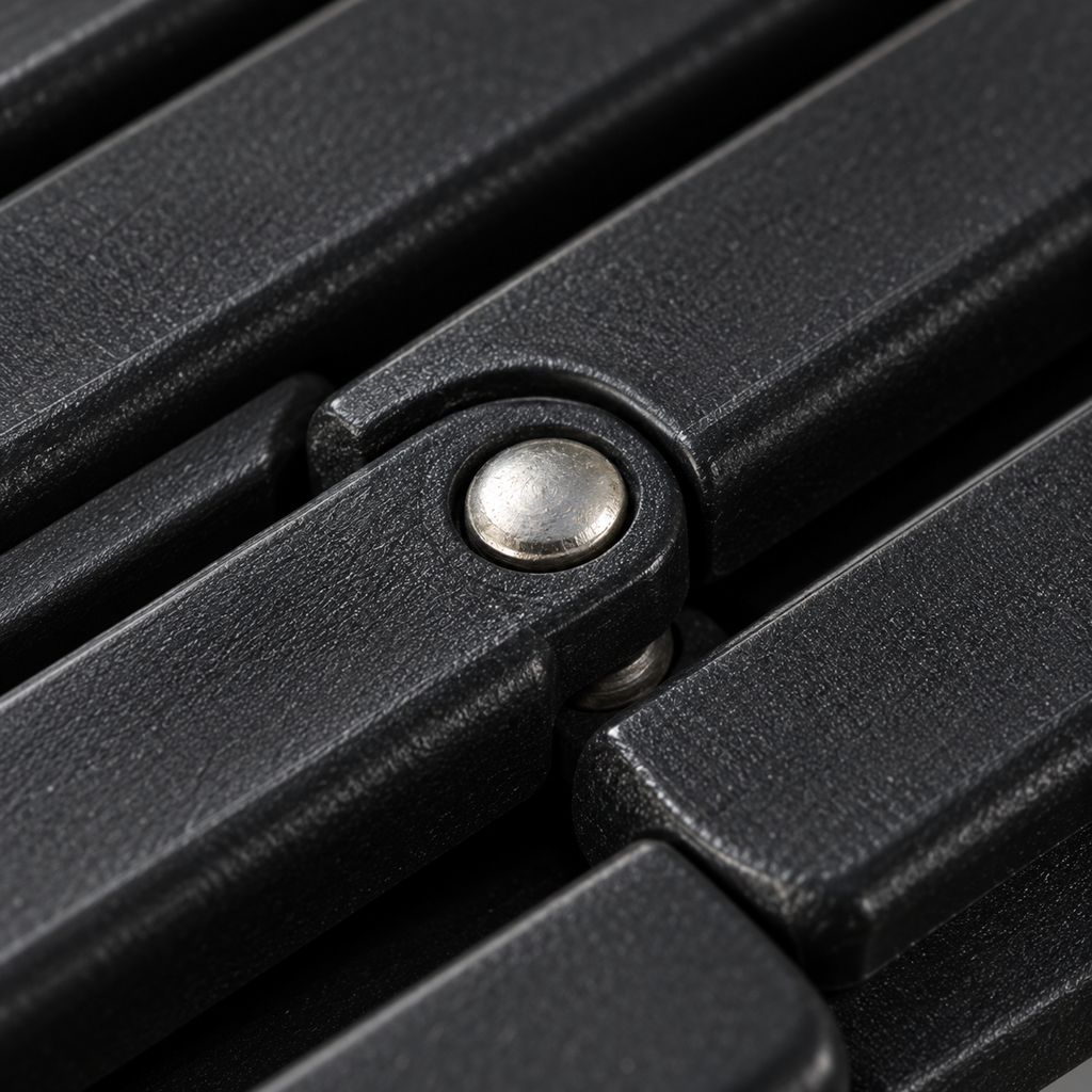 Expandable Car Window Vent Gate – Black, Large – material detail