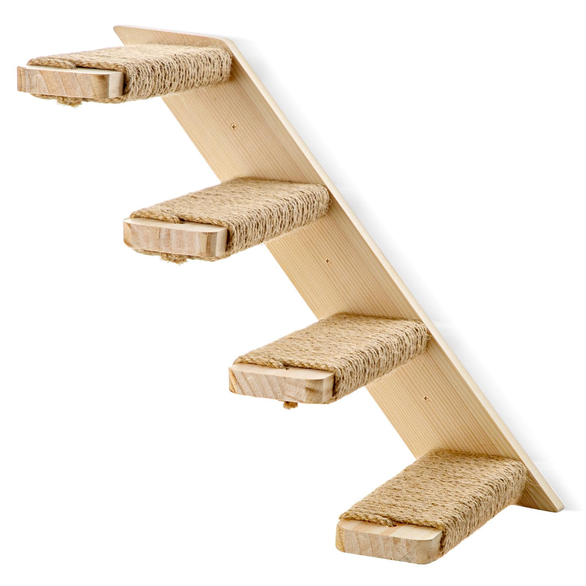 Ewenono Sisal-Wrapped Cat Wall Stairs – 4 Steps — product view