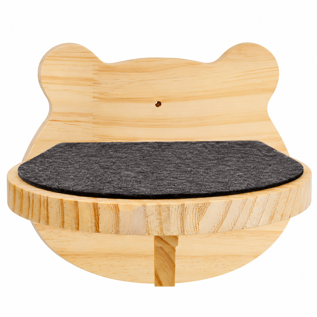 kathson Bear-Shaped Cat Wall Steps – Set of 6 – material detail