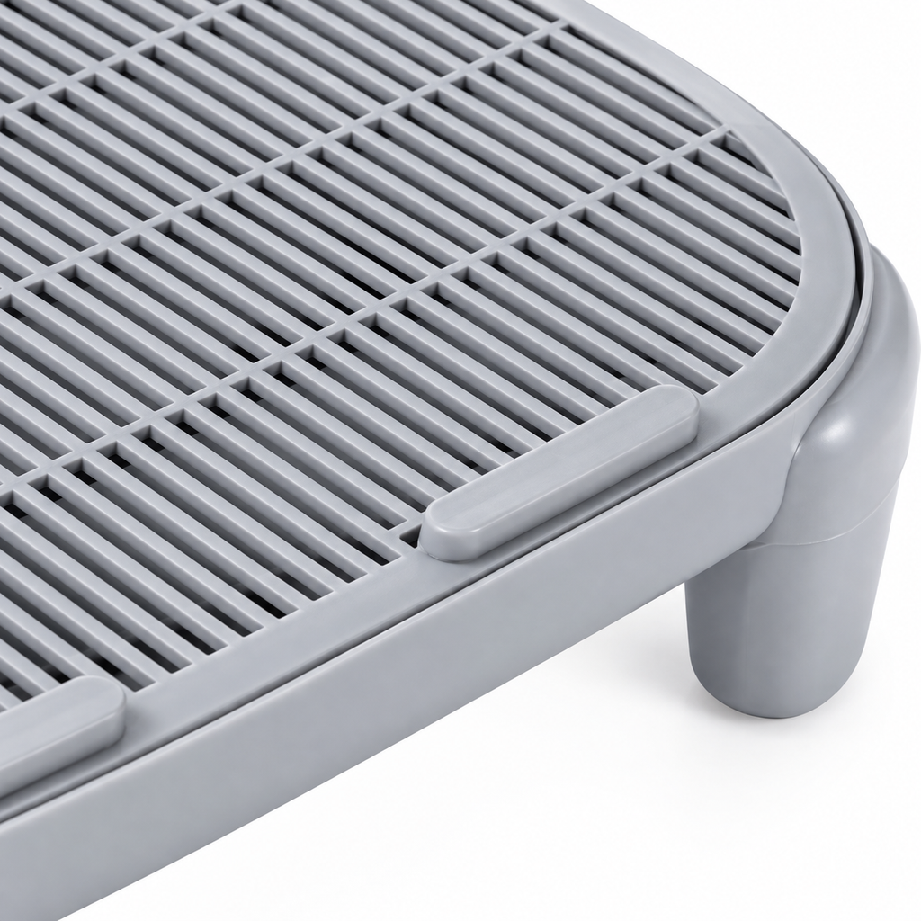 ROYALAY Adjustable Cat Litter Box Step – Grey – material detail