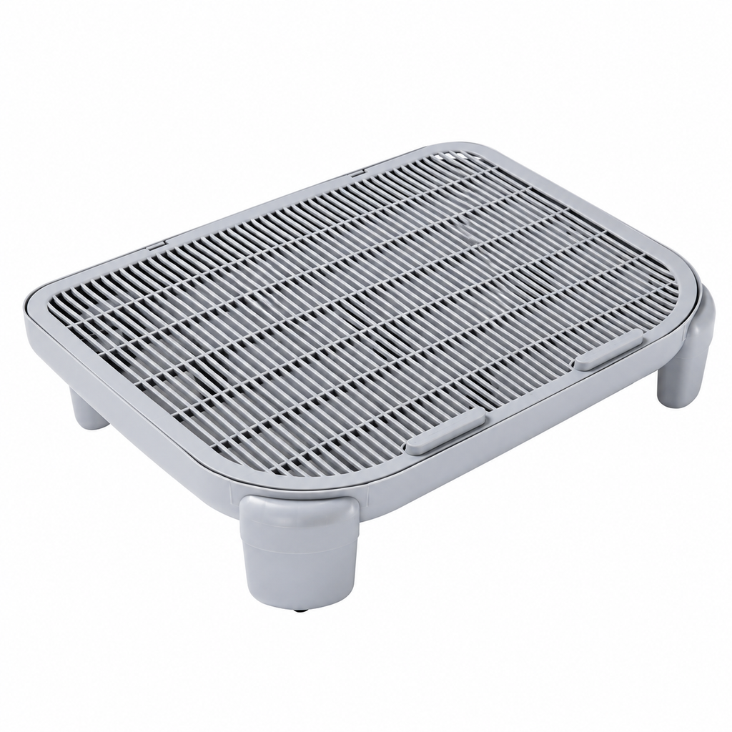 ROYALAY Adjustable Cat Litter Box Step – Grey – product view