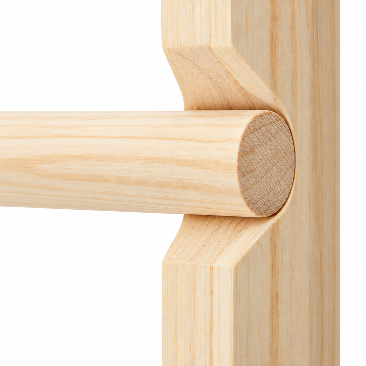 Briwooody Pine Cat Climbing Ladder – 4 Sections – material detail