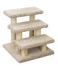 New Cat Condos Carpeted Wooden Cat Stairs – 3 Levels – product view