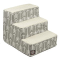 Majestic Pet Sherpa Cat Stairs – Arrow Grey, 3 Steps – product view