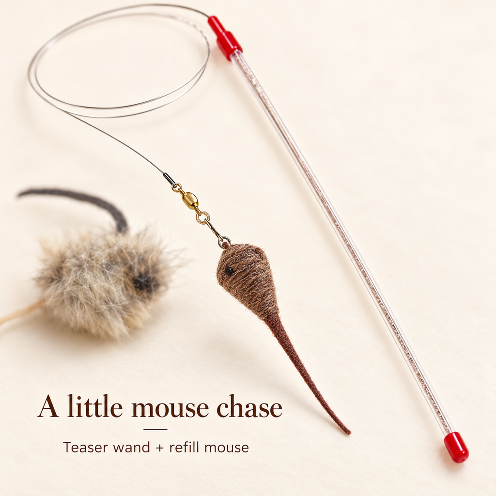 GoCat mouse lure and connector close-up