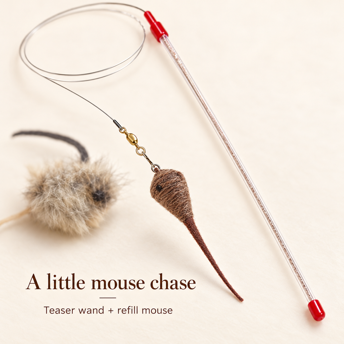 GoCat mouse lure and connector close-up