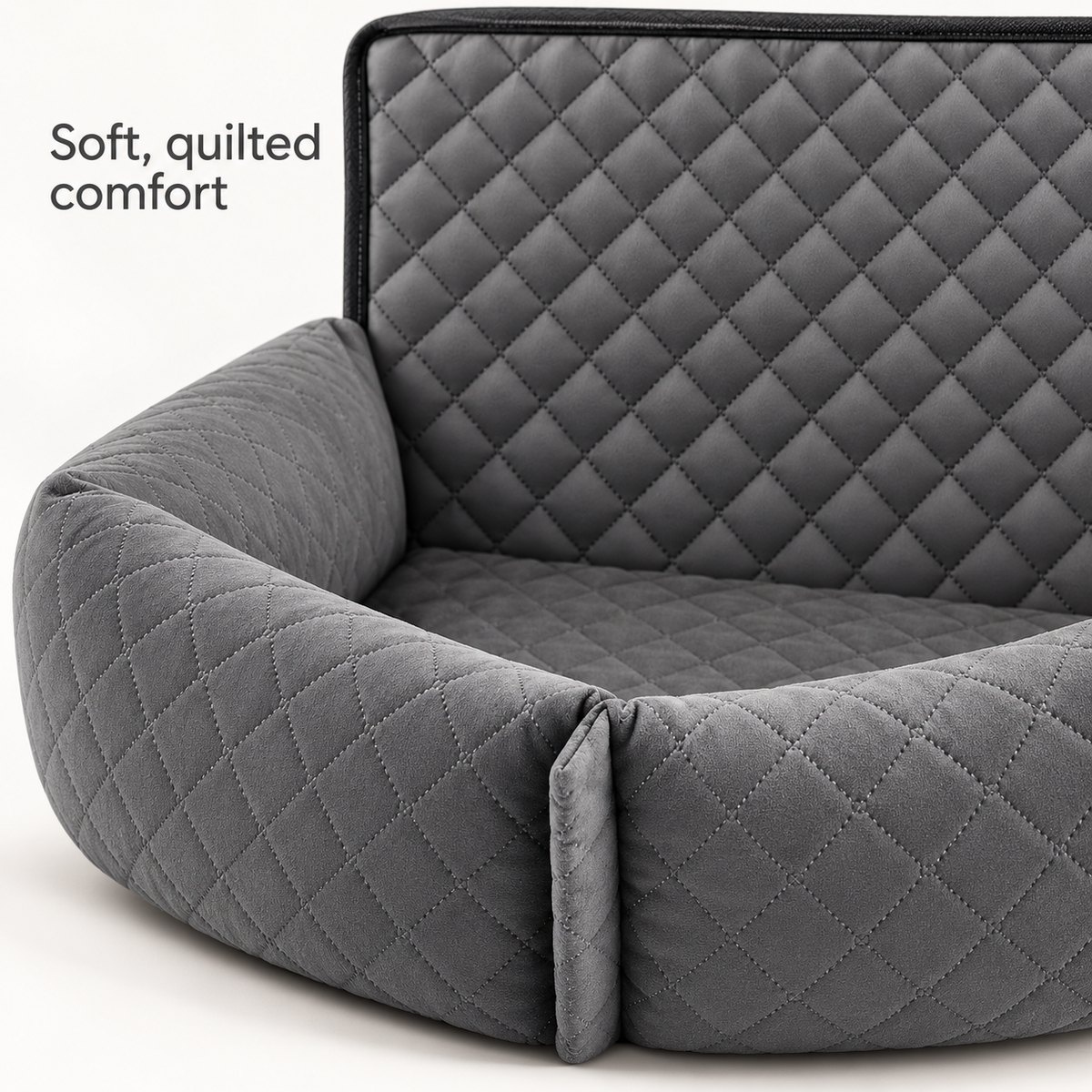 CZL quilted convertible pet seat – detail