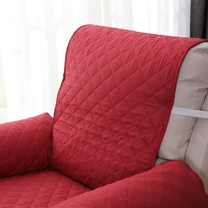 Reversible Water-Resistant Pet Sofa Slipcover with Straps