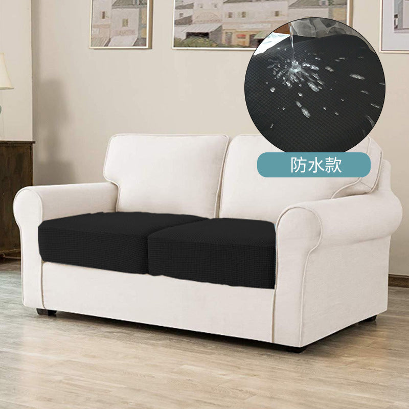 Plaid Water-Resistant Pet Sofa Cushion Cover