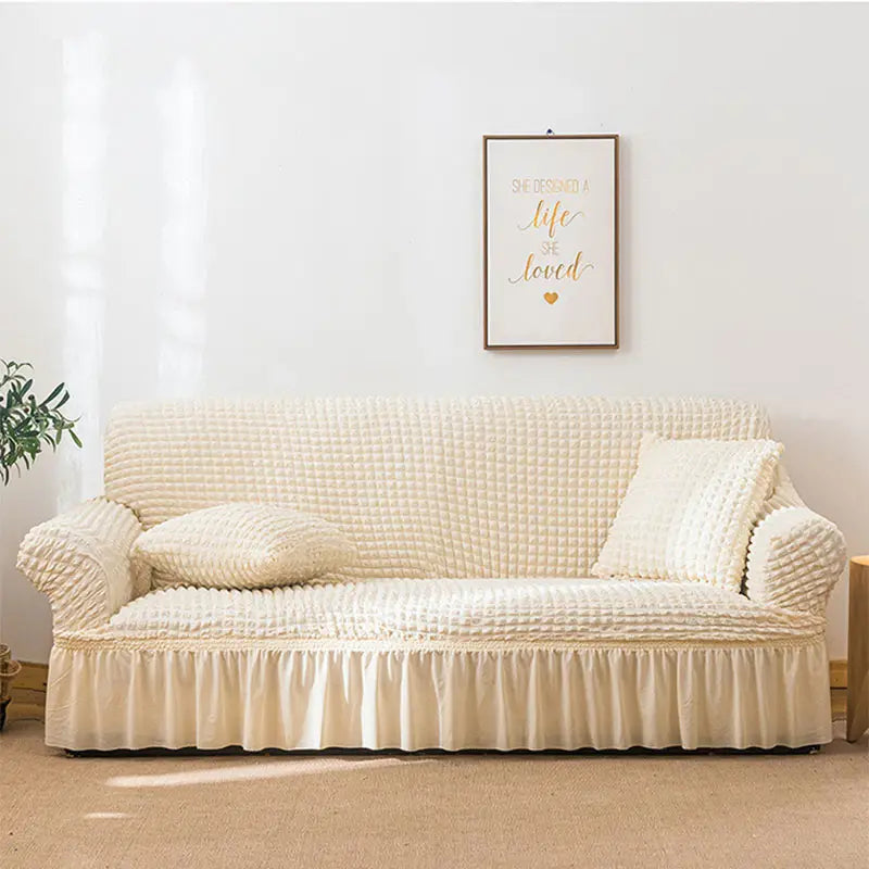 Washable Stretch Pet Sofa Cover with Skirt