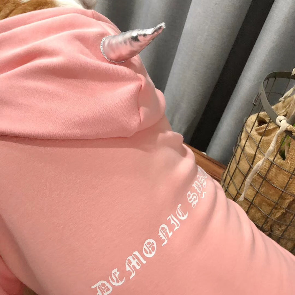 Halloween Fleece-Lined Hoodie for Dogs & Cats