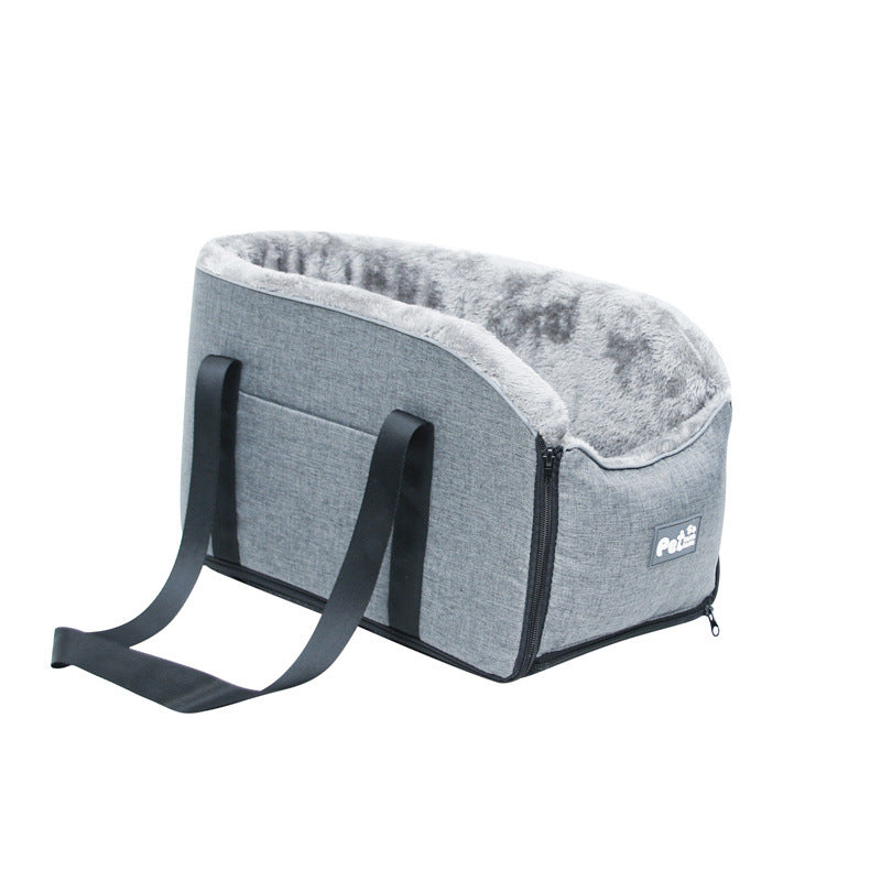 Soft Grey Console Pet Travel Bed & Carrier