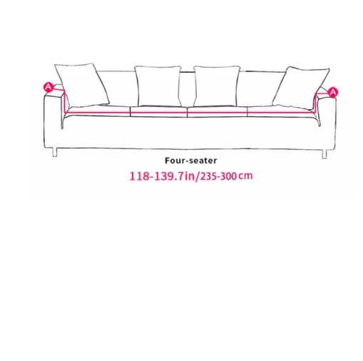 Black Washable Pet Sofa Protector – 1 to 4 Seats