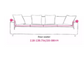 Black Washable Pet Sofa Protector – 1 to 4 Seats