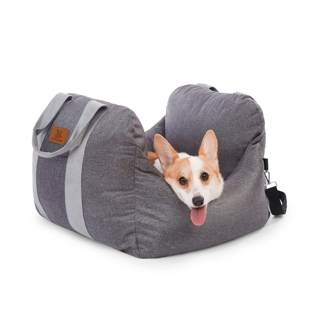 PET AWESOME Pet Car Seat with Reversible Cushion