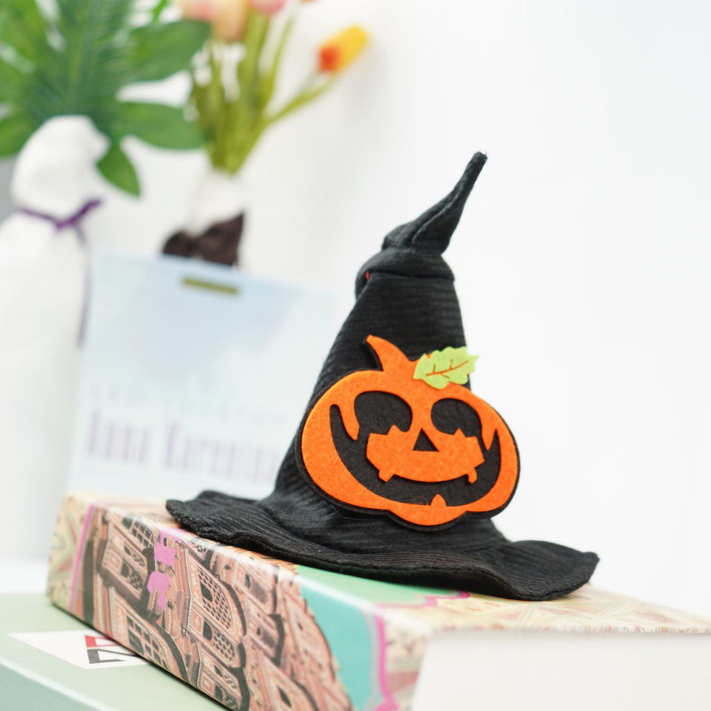 Halloween Pumpkin & Bat Pet Hat