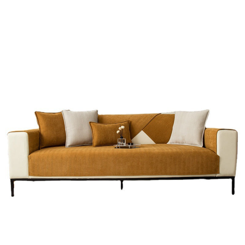 Textured Chenille Non-Slip Sofa Protection Cover