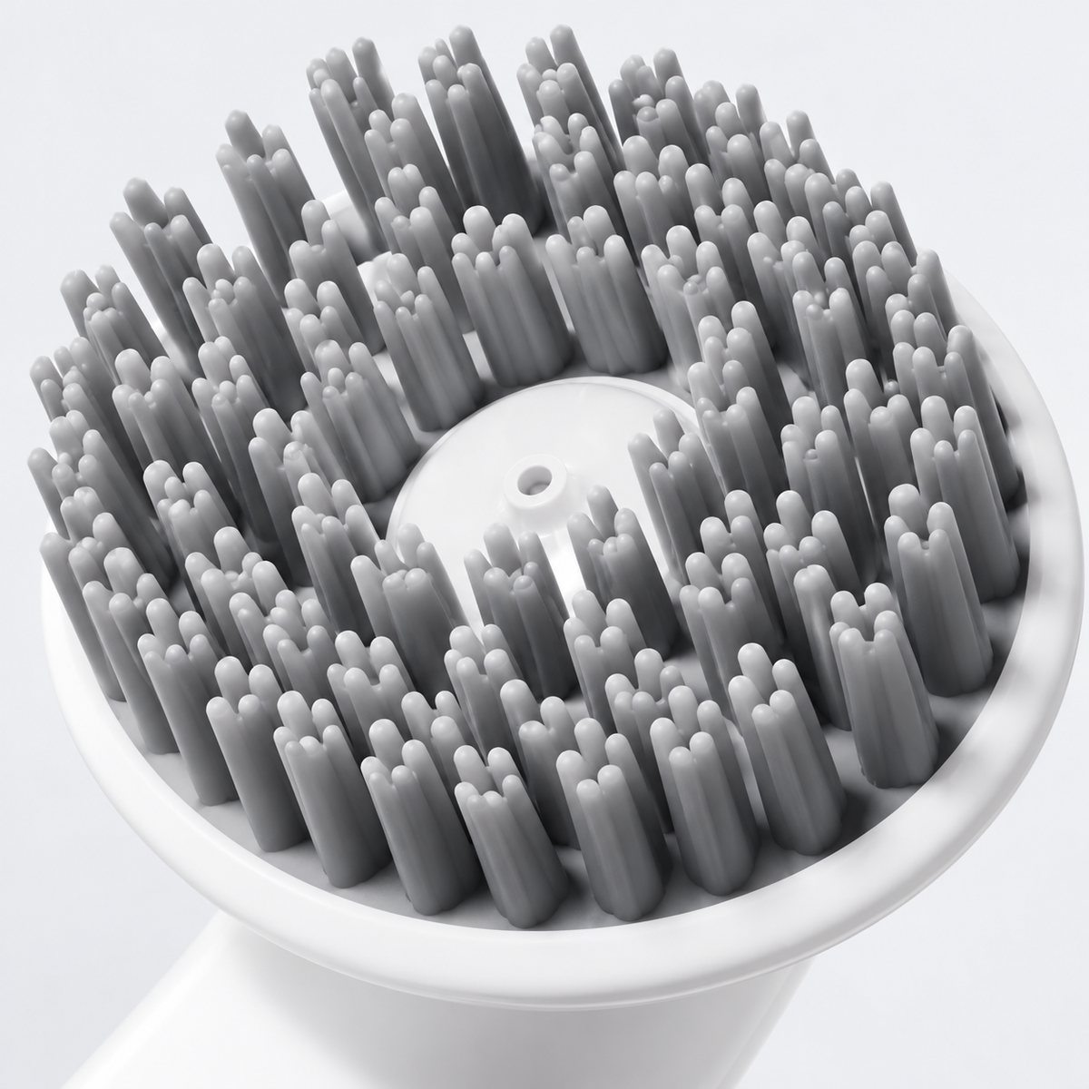 Stryfull Cat Bath Brush with Shampoo Dispenser – White & Grey – detail