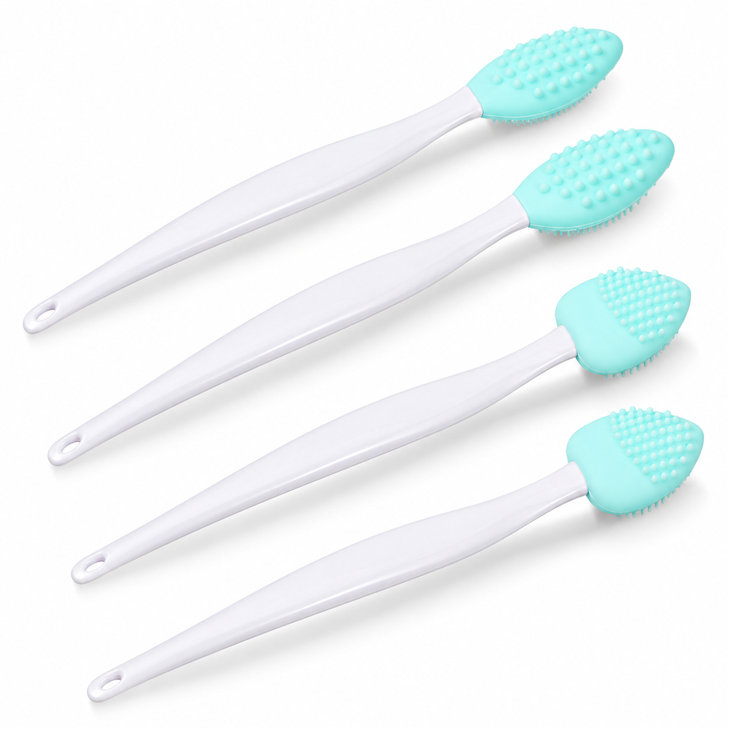 Silicone Cat Chin & Face Brush Set – 4 Pieces — product view