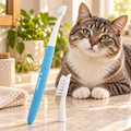 Jasper Microbrush Cat Toothbrush Starter Set – Handle & 2 Heads – with cat