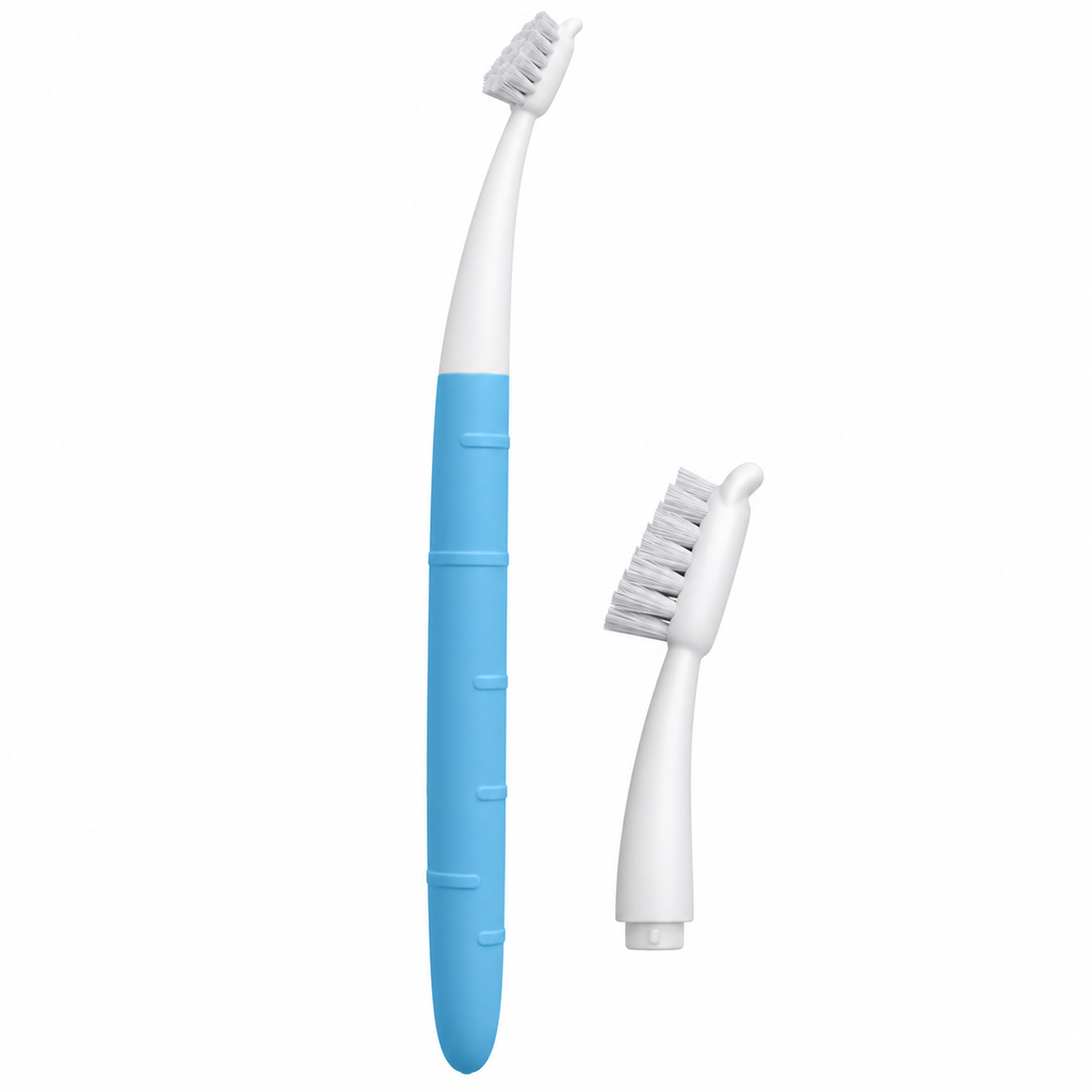 Jasper Microbrush Cat Toothbrush Starter Set – Handle & 2 Heads – product view