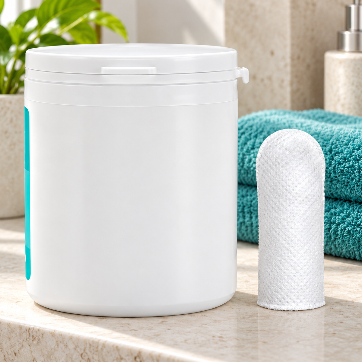 Cat Ear Cleaning Finger Wipes – 50 Pieces — product view