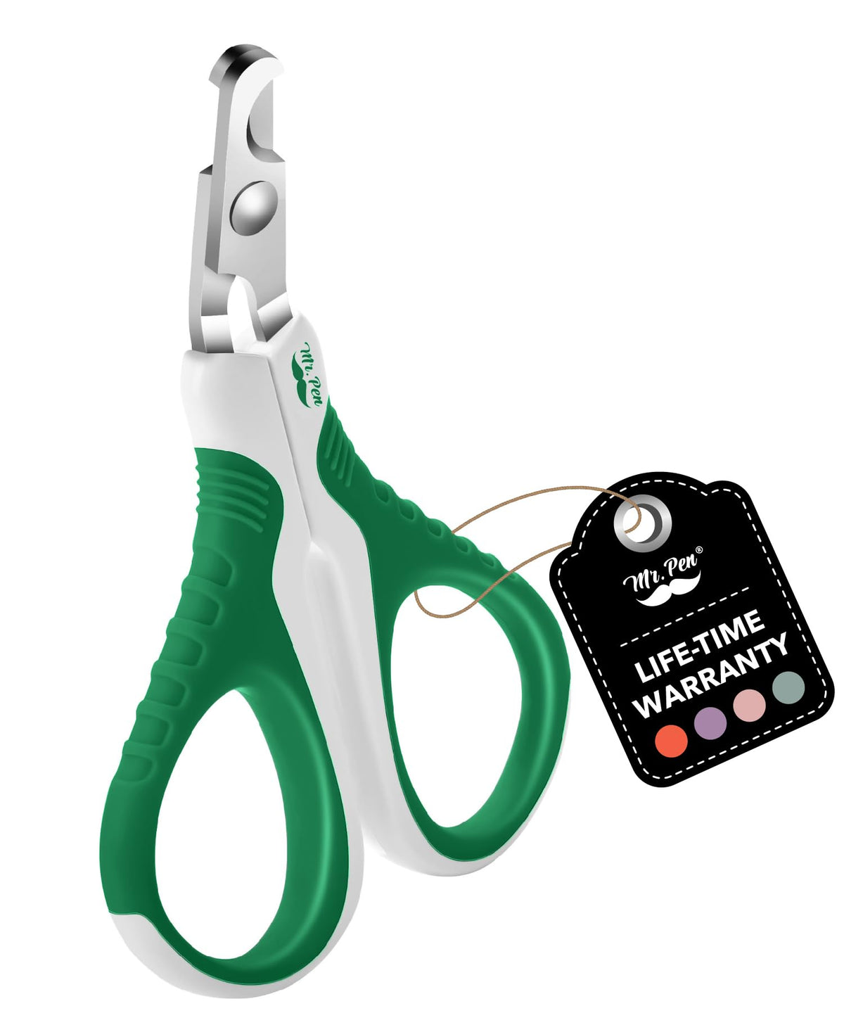 Mr. Pen Cat Nail Clipper – Green & White – product view
