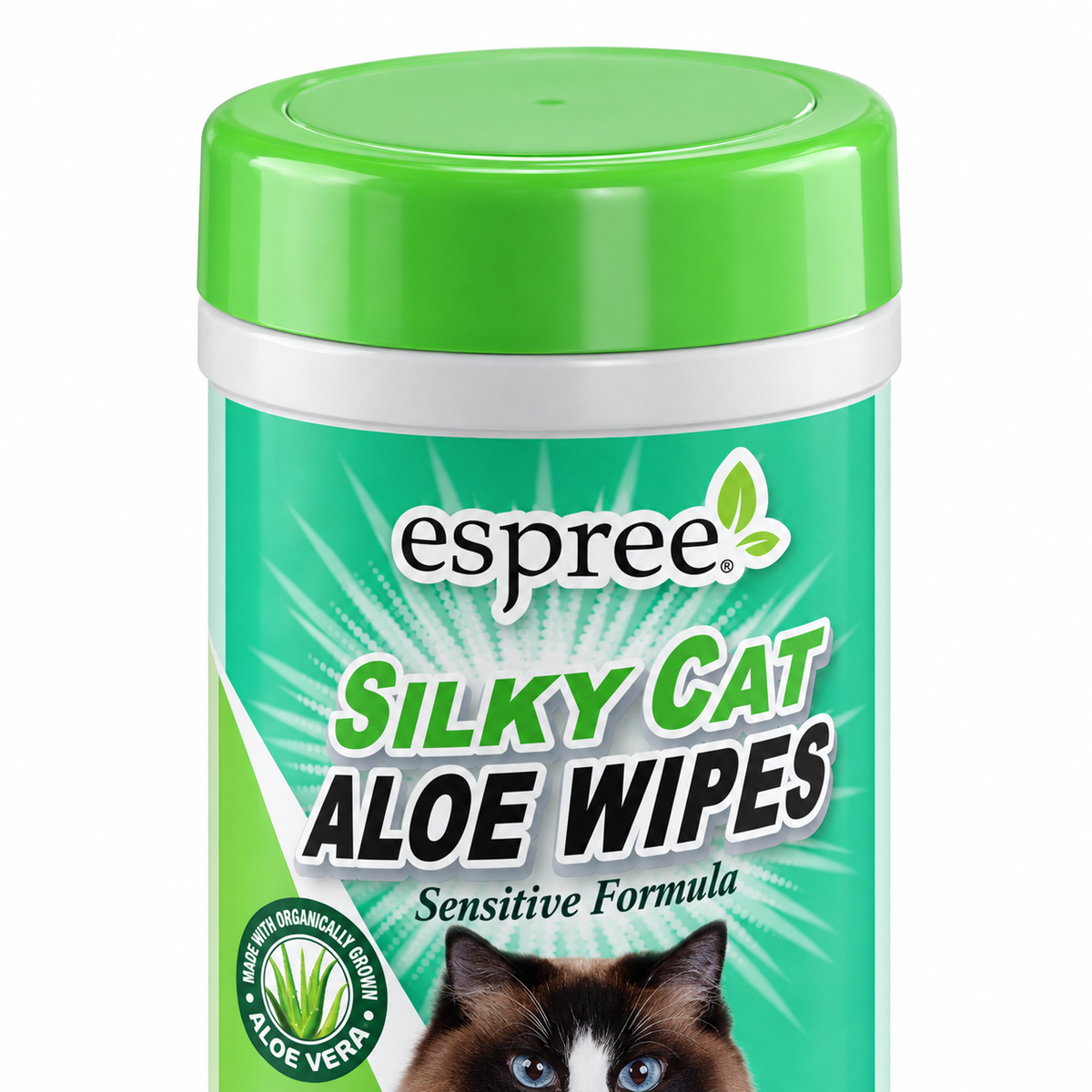 Espree Silky Cat Aloe Grooming Wipes – 50 Count – detail