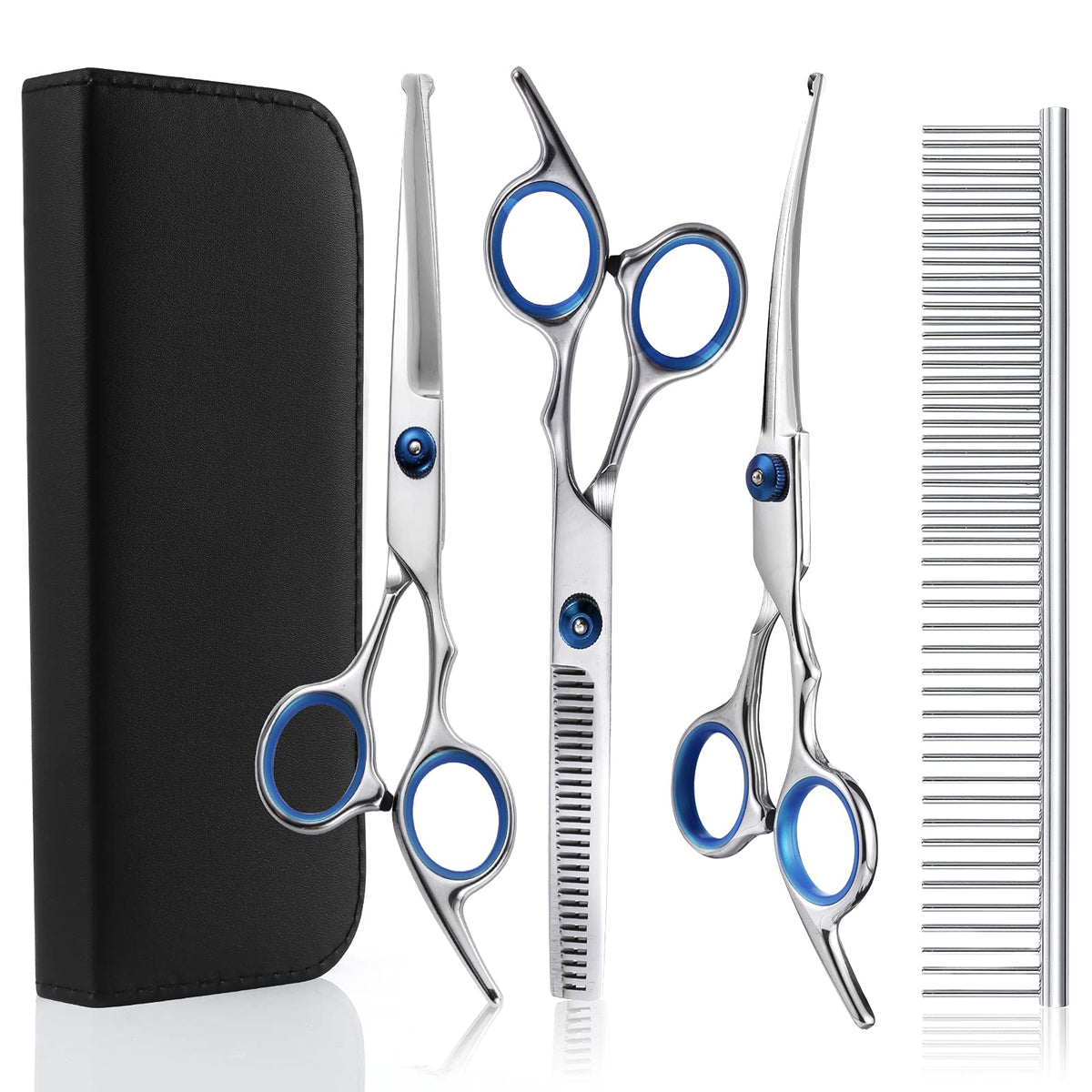Liren three-shear set with comb and black case