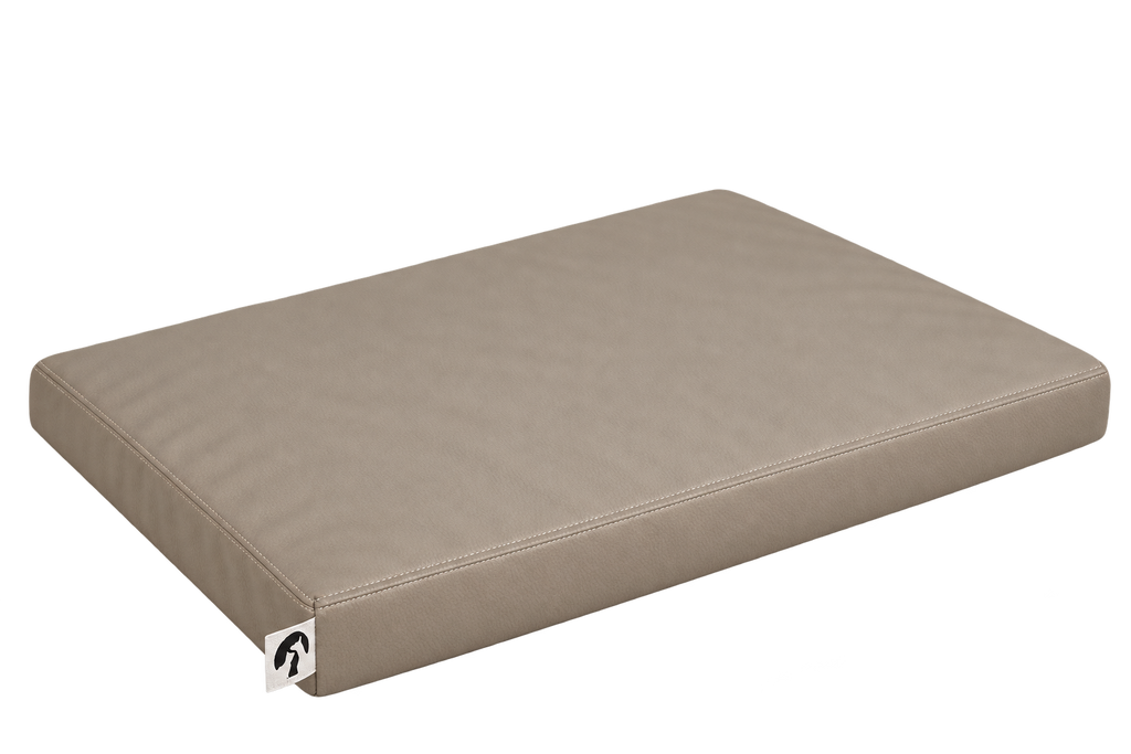 GUANGDEEN Large Waterproof Orthopedic Dog Crate Mat with Wipe-Clean Leather Cover — Isolated product