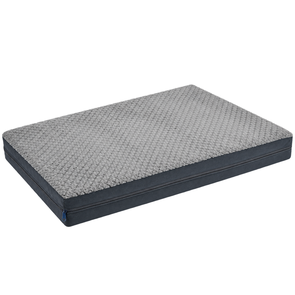 XL Reversible Waterproof Orthopedic Dog Bed with Removable Washable Cover – Dark Gray — Isolated product