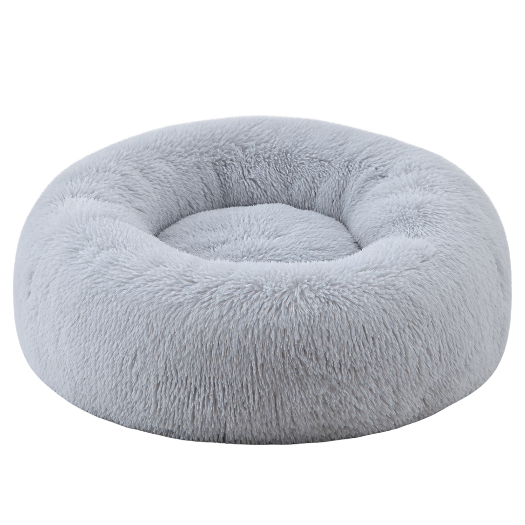 ELSKER&HOME Calming Dog & Cat BedDonut Washable Warming Soft Round 23 inches Dog Beds for Small DogsAnti-Anxiety Fluffy Plush Cushion Bed Fits up to 25 lbs Pets — Isolated product