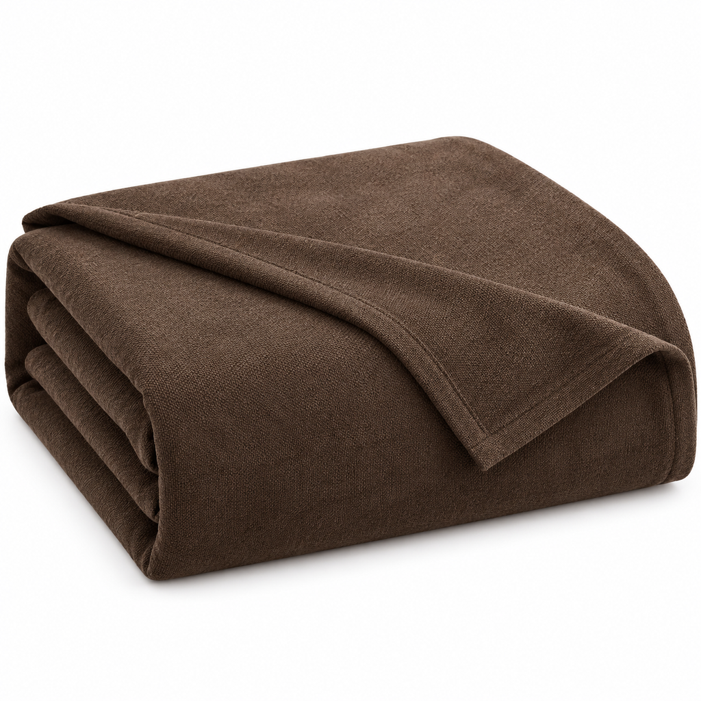 MYSKY HOME Oversized Non-Slip Sofa Cover – Dark Brown, 91 × 134 in – product view