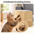 Trimmable Self-Adhesive Cat Scratch Mat & Furniture Protector – Beige – A Dedicated Scratching Surface