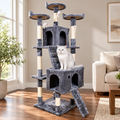 Cat Climbing House – cat and product in a home setting