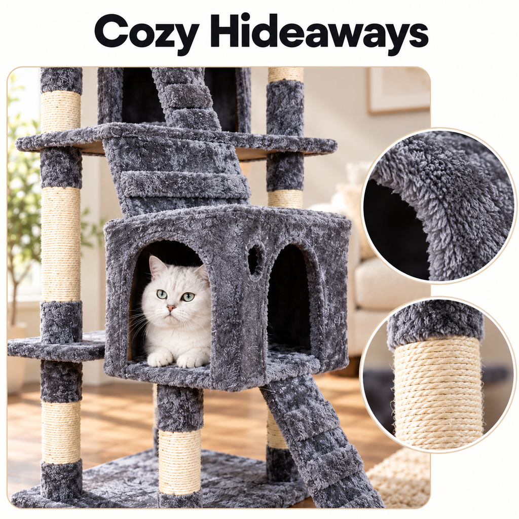 Cat Climbing House – Cozy Hideaways